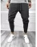 Pantaloni barbati casual regular fit gri inchis 7086 111-5