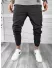 Pantaloni barbati casual regular fit gri inchis 7182 113-5