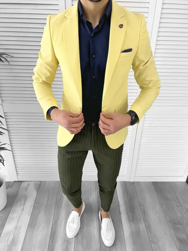 Tinuta barbati smart casual Pantaloni + Camasa + Sacou 10259