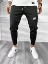 Pantaloni de trening negri conici 10230 Y