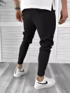 Pantaloni de trening negri conici 971 128-1*