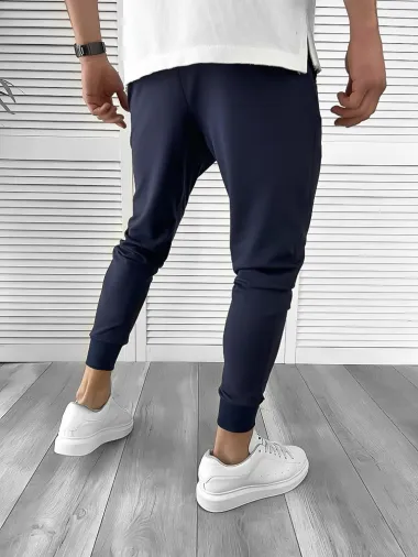 Pantaloni de trening bleumarin conici 10140 P18-2.3