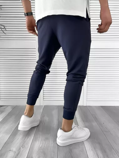 Pantaloni de trening bleumarin conici 10141 P18-5.3