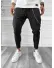 Pantaloni de trening negri conici 10142 P19-4.2