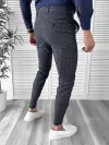 Pantaloni barbati eleganti in carouri 10064 E 15-1 ~