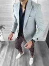 Tinuta barbati smart casual Pantaloni + Camasa + Sacou 10065