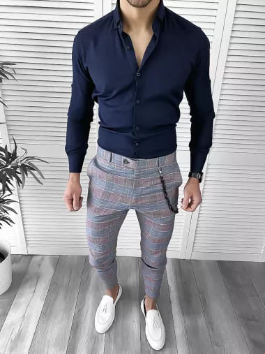 Tinuta barbati smart casual Pantaloni + Camasa 10072