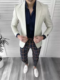 Tinuta barbati smart casual Pantaloni + Camasa + Sacou 10079