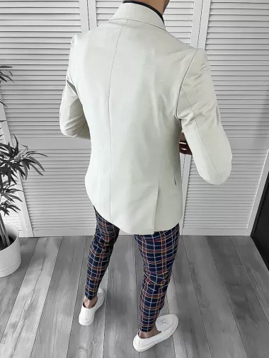 Tinuta barbati smart casual Pantaloni + Camasa + Sacou 10079