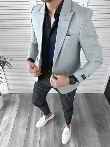 Tinuta barbati smart casual Pantaloni + Camasa + Sacou 10085 Tinuta barbati smart casual Pantaloni + Camasa + Sacou 10085