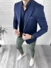 Tinuta barbati smart casual Pantaloni + Camasa + Sacou 10102