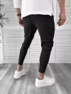 Pantaloni de trening negri conici 10060 O2-4.3