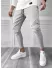 Pantaloni de trening gri conici 10045 O4-1.3
