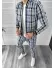 Trening barbati slim fit Pantaloni + Hanorac 10030 37-4.1