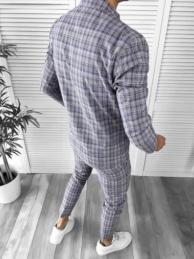 Trening barbati slim fit Pantaloni + Hanorac 10031 P19-5.3