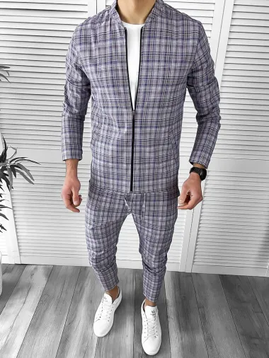 Trening barbati slim fit Pantaloni + Hanorac 10031 P19-5.3