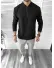 Bluza barbati neagra asimetrica 768 N7-4.2