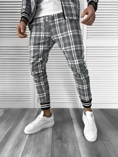 Trening barbati slim fit Pantaloni + Hanorac B9897 23-1.1