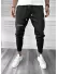 Pantaloni de trening conici negri B9869 D3-5.4
