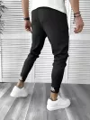 Pantaloni de trening conici negri B9873 O4-2.3