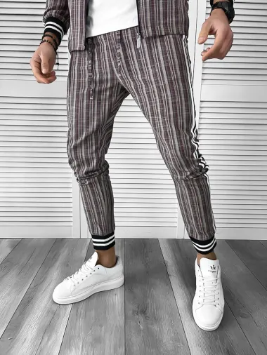 Trening barbati slim fit Pantaloni + Hanorac B9875 15-2.3