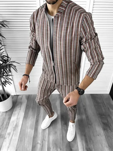 Trening barbati slim fit Pantaloni + Hanorac B9885 P18-5.2