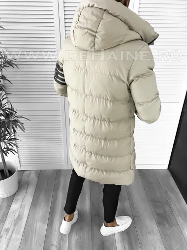 Geaca barbati groasa bej de iarna 9025 57-2