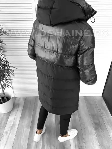 Geaca barbati groasa neagra de iarna B9798 57-3