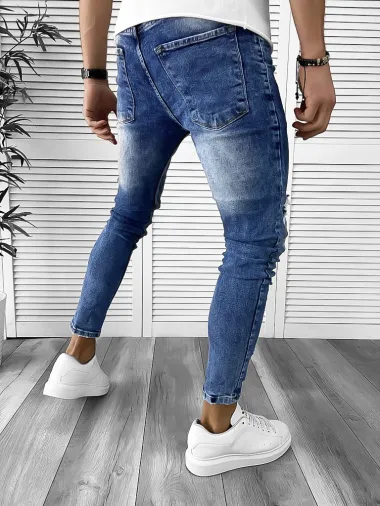 Blugi barbati conici albastri 371 M3-4.2