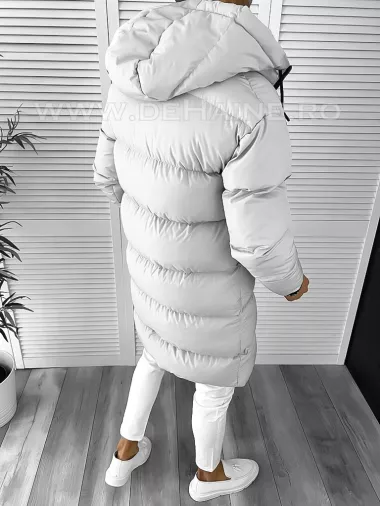 Geaca barbati groasa gri de iarna 8041 