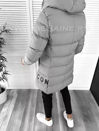 Geaca barbati groasa gri de iarna 1100 T11-1