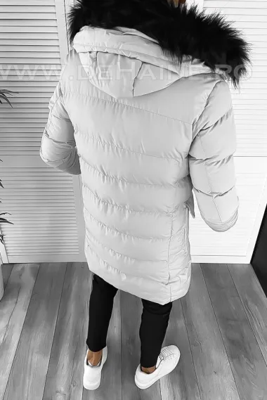 Geaca barbati groasa gri de iarna 5040 57-4