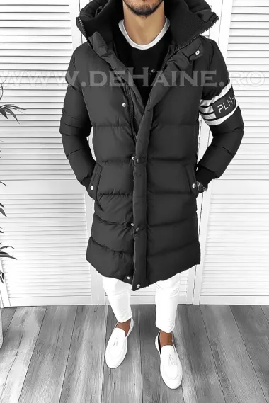 Geaca barbati groasa neagra de iarna 9020 76-5