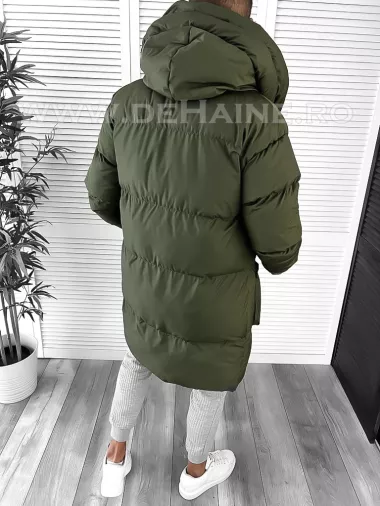 Geaca barbati groasa kaki de iarna 8021 T11-1