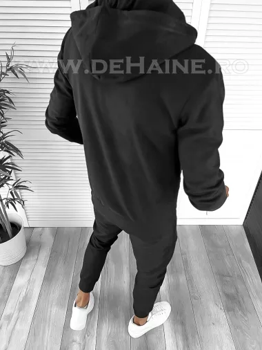 Trening barbati negru pantaloni + hanorac B6115 55