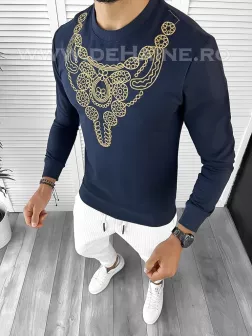 Bluza barbati bleumarin slim fit 2557 89-2