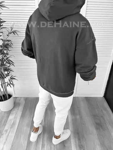 Hanorac barbati slim fit negru K113 i16-1.3 Hanorac barbati slim fit negru K113 i16-1.3