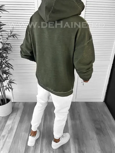 Hanorac barbati slim fit kaki K113 93-4