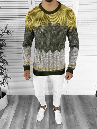 Pulover barbati gros slim fit ZR T3626 i4-4.2