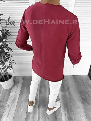 Bluza barbati grena slim fit T3654 X31-3