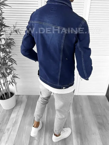 Geaca barbati de blugi bleumarin B9428 O3-3.1