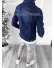 Geaca barbati de blugi bleumarin B9428 O3-3.1
