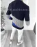 Pulover barbati gros slim fit bleumarin T3612 100-1 U1-2