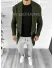 Cardigan barbati kaki slim fit ZR T3639 P18-3.3