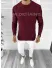 Pulover barbati gros slim fit bordo T3631 i15-2.1