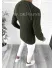 Pulover barbati gros slim fit kaki T3711 100-3.1 Pulover barbati gros slim fit kaki T3711 100-3.1
