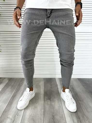 Blugi barbati conici gri 002 M3-2.1