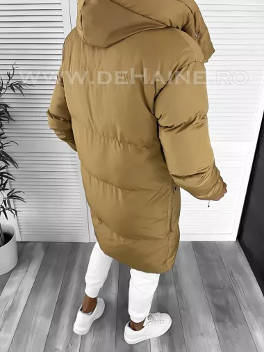 Geaca barbati groasa maro de iarna 8021 