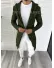 Cardigan barbati kaki cu gluga slim fit ZR T3601 K21 Cardigan barbati kaki cu gluga slim fit ZR T3601 K21