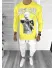 Bluza barbati galbena vatuita slim fit K409 i8-6